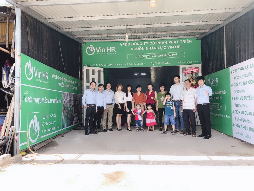Dịch vụ cung ứng nguồn lao động Vin HR tại tỉnh Bình Phước