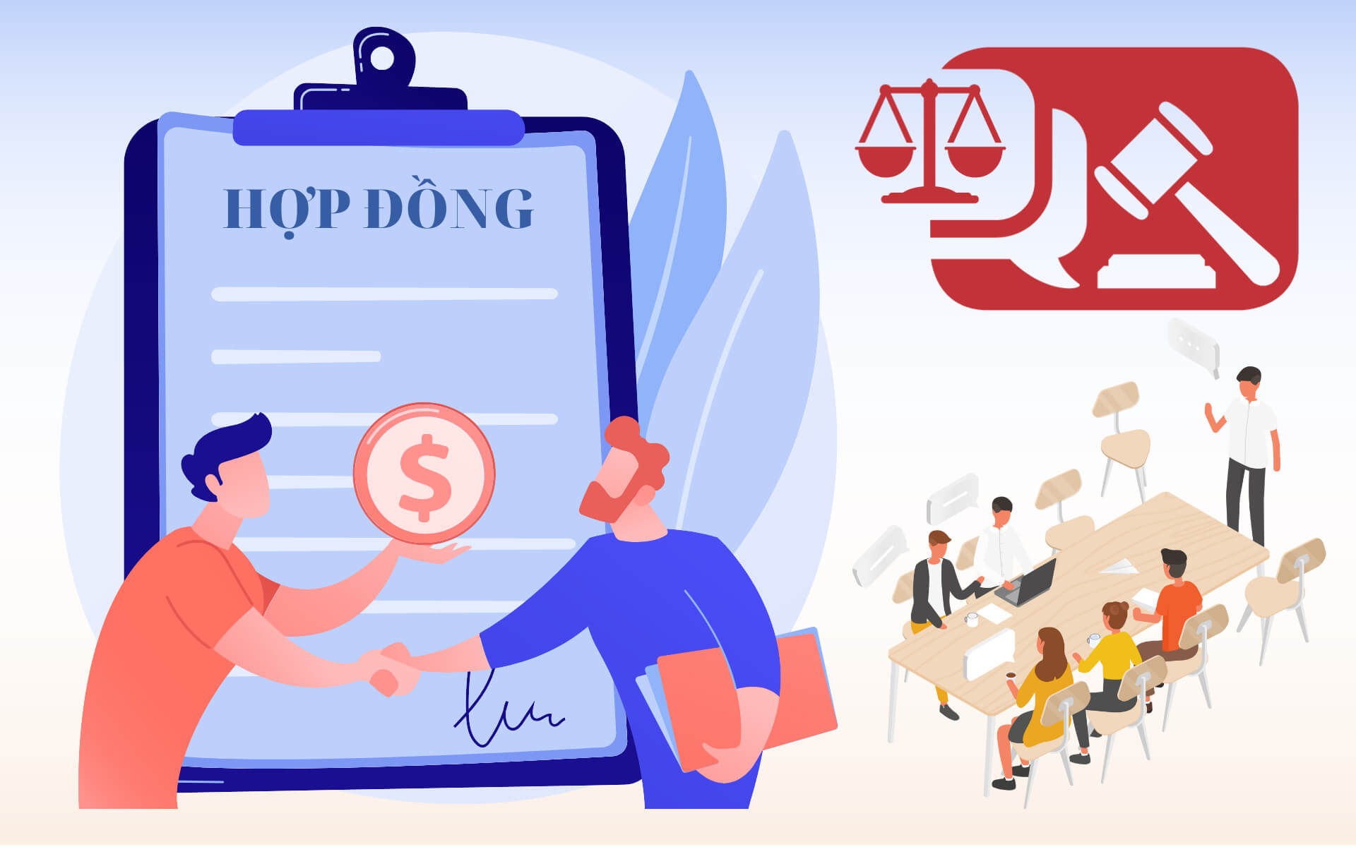Hợp đồng là sự ràng buộc giữa người lao động và người sử dụng lao động Hợp đồng dịch vụ lao động 1
