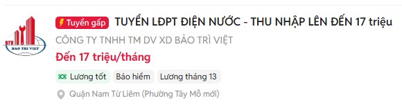 Các công ty đang tuyển dụng công nhân 10