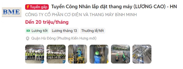 Các công ty đang tuyển dụng công nhân 9